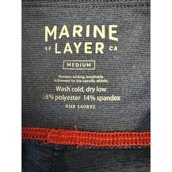 Marine Layer‎ Leggings Womens Medium Weekend Sport High Rise Cropped leisure - Picture 3 of 9